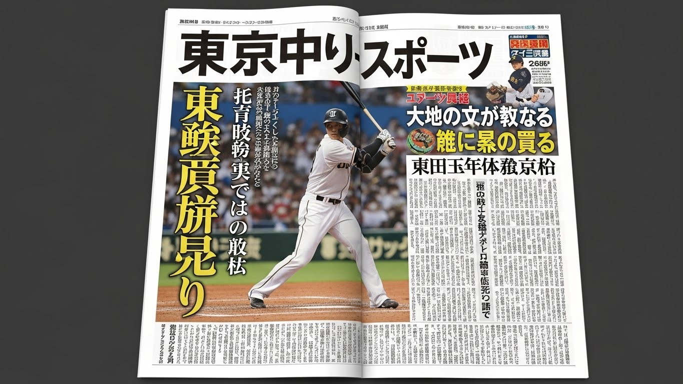東京で中日スポーツを確実に取り寄せる方法2025最新版
