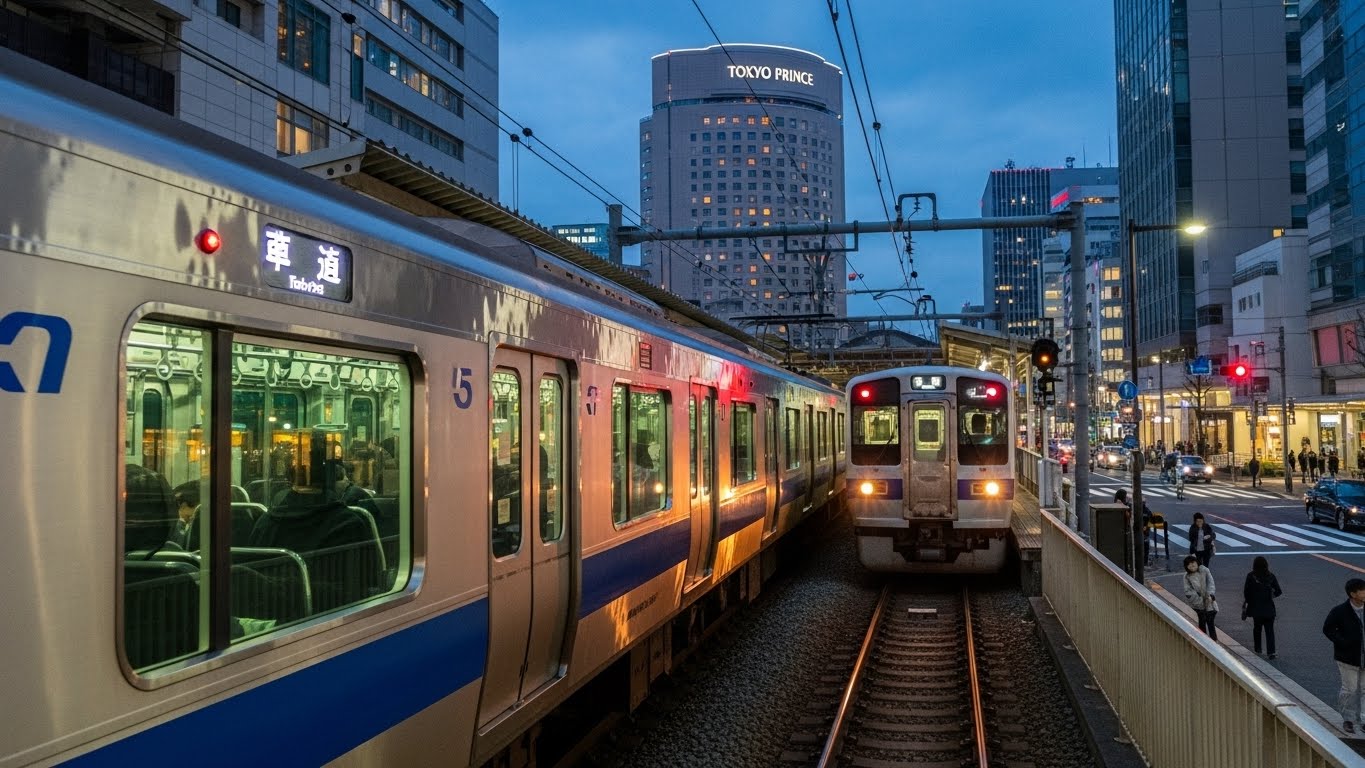 浜松町駅から歩くなら10分でOK!北口からの道のり
