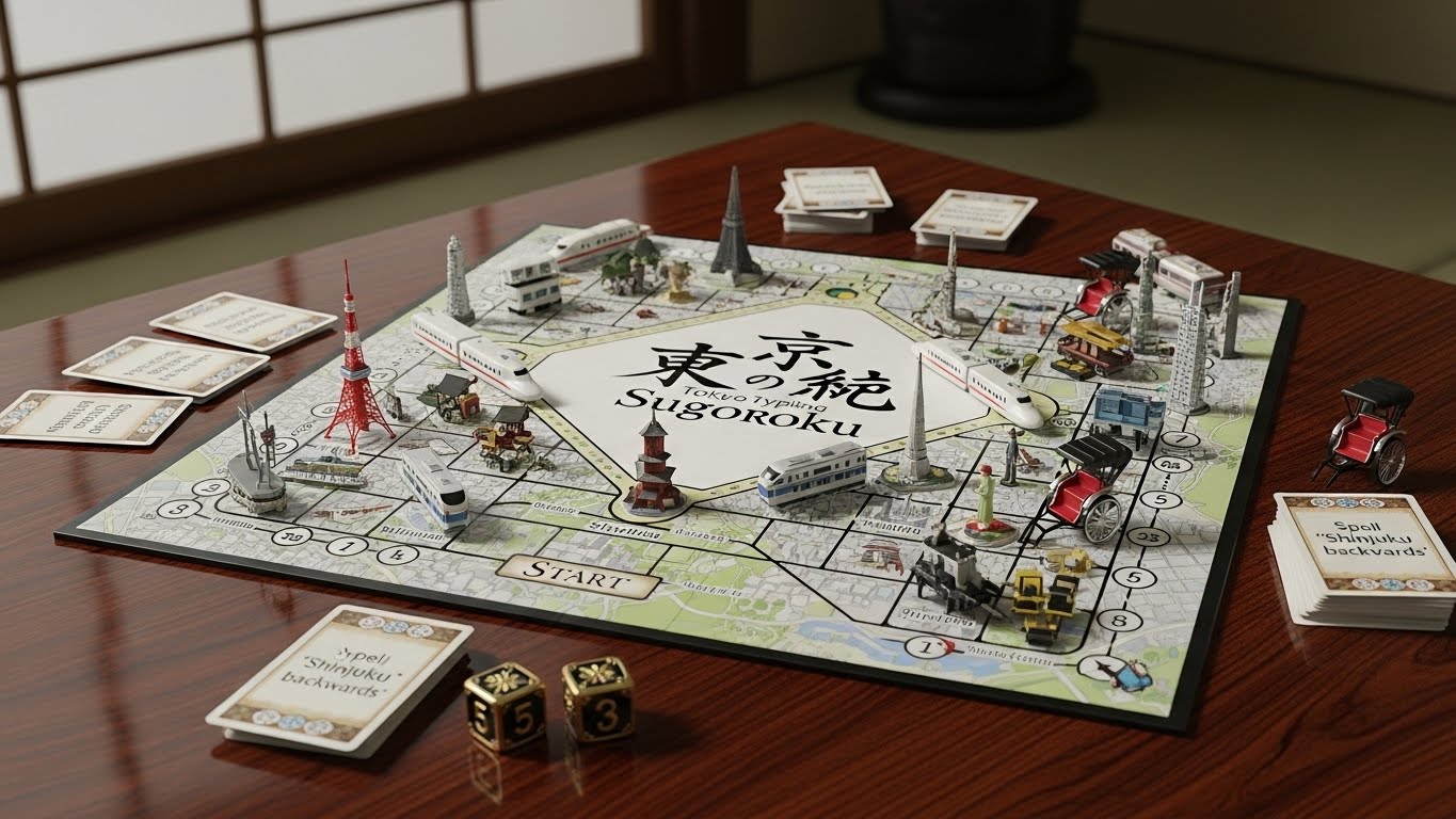 東京の魅力すごろくでクイズを楽しみながら学ぶ